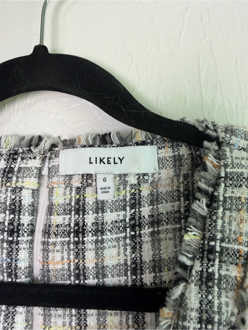 Likely Franco plaid Mini Dress Size 6 - Picture 7 of 10